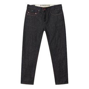 DENHAM男士日本制原色宽松微锥中腰红剪刀牛仔裤男SASUKE BLADE