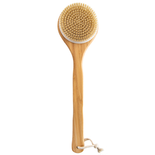 搓背沐浴刷夏季洗后背洗澡用的刷利器槎搓澡神器猪鬃马毛冼澡刷子