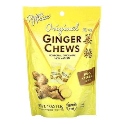 太子牌Ginger Chews姜糖无谷蛋白风味独特健康美味