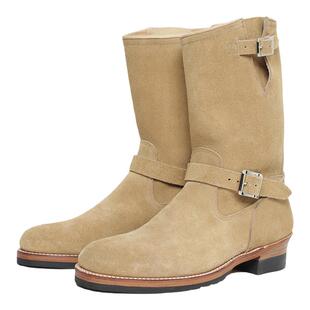 Attractions BILT LOT.329翻毛牛皮工程师复古高筒马丁机车工装靴