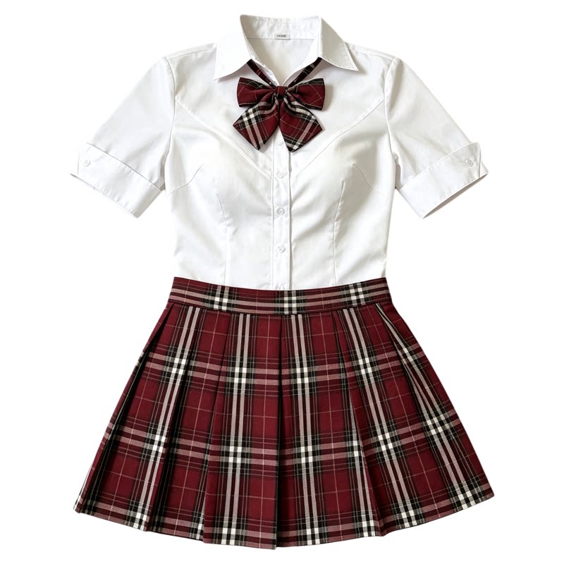 辣妹学院风学生短裙JK套装