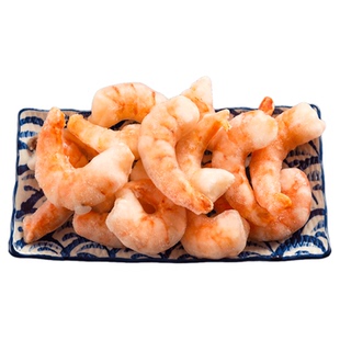 年货海鲜 大连特产鲜冻 海捕大虾仁3斤 特大海虾仁 去头尾45-55只