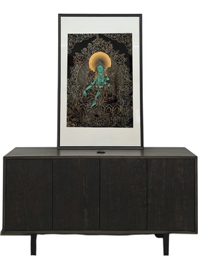 绿度母真品唐卡西藏手绘diy手工画布挂画画成人涂色数字油画菩萨