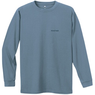 montbell日本户外运动透气速干长袖T恤男女款圆领打底衫店长推荐
