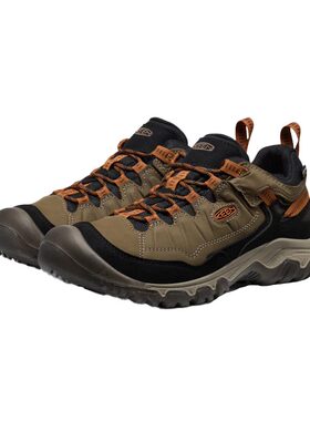 KEEN男款户外防水登山徒步鞋宽版