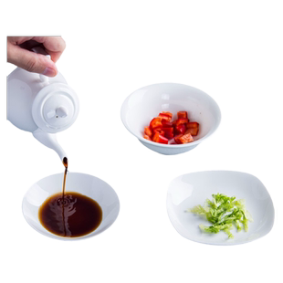 纯白味碟 冷菜小盘子 点心碟 饭前汤碗 菜碟 骨瓷 盘 各种小蝶子