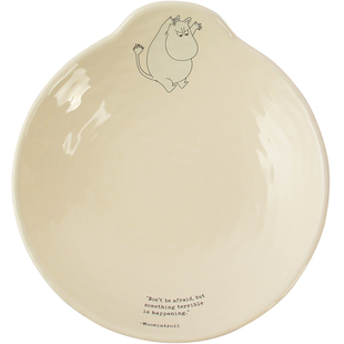 moomin姆明餐具陶瓷家用儿童漂亮碗盘子餐盘饭碗水果盘高级感碗具