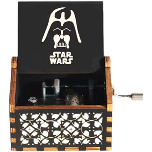 火影忍者手摇发条音乐盒八音盒哈利波特送女朋友女孩创意生日礼物