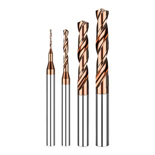三特维特加长钨钢定柄五倍径0.5-12mm超硬打孔钻头硬质合金麻花钻