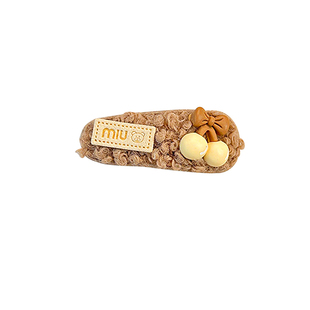 儿童毛绒可爱发夹女童奶咖色刘海碎发bb夹小女孩不伤发侧边侧边夹