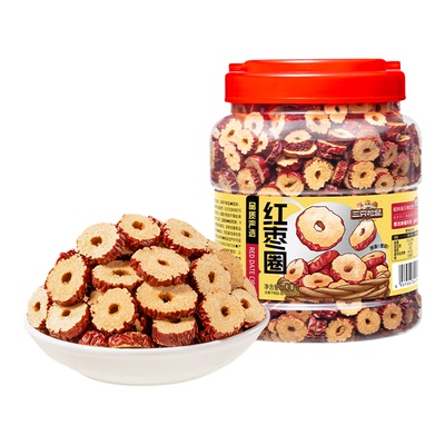 三只松鼠_红枣圈500g罐装