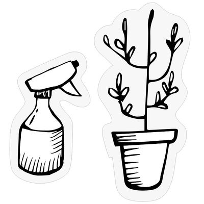 手绘涂鸦旅行装饰贴纸