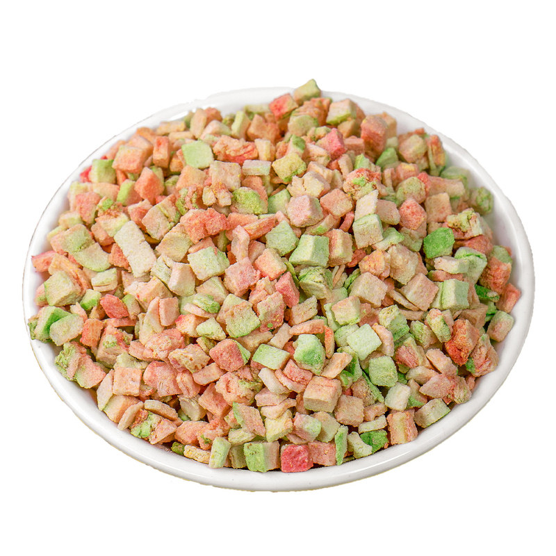 冻干芭乐丁碎粒红心番石榴干块片脆原味烘焙专用台湾风味商用批发