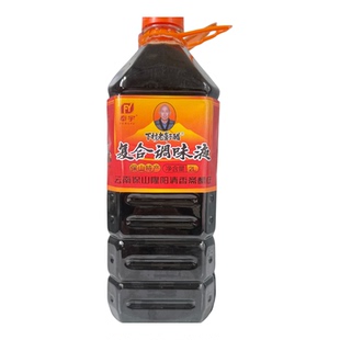 下村老聋子调味液正宗云南保山老味道4斤1瓶装云南凉拌菜凉粉酸甜