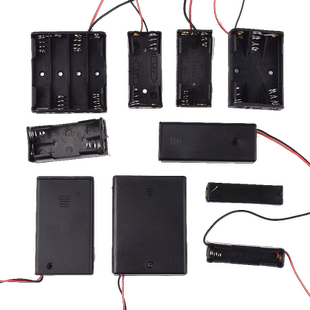 7号电池盒 带开关带盖子带插针七号 一/二/三/四节 1/2/3/4节