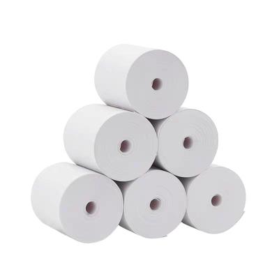 薄款打印纸热敏57&times50超薄美团外卖卷纸po收银机通用80x80整箱57x30x40超市票据厨房无管芯纸业小卷