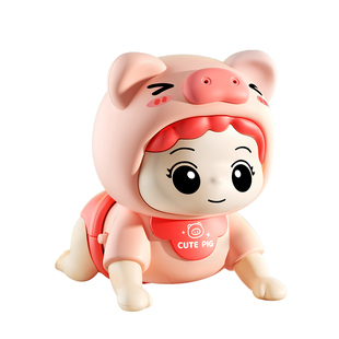 婴儿玩具0一1岁电动学爬行引导抬头练习神器宝宝早教益智会学说话