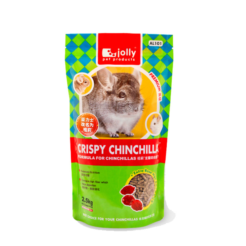 包邮Jolly祖莉原Alex力士龙猫综合粮2.5kg 龙猫主粮饲料 龙猫粮