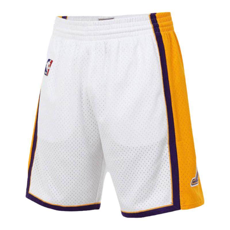 MN湖人队09-10赛季球裤经典复刻复古百搭球迷版正品运动短裤男NBA