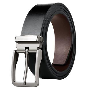 GIAPOS皮带男真皮休闲针扣腰带青年裤腰带纯牛皮年轻人百搭牛仔裤