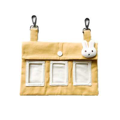 兔子帆布草袋手工布草架布艺大容量不漏草防浪费可冷水洗龙猫小宠