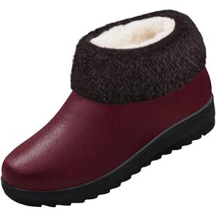 老北京棉鞋女冬加绒新款加厚老太太保暖老年妈妈东北羊毛老人布鞋