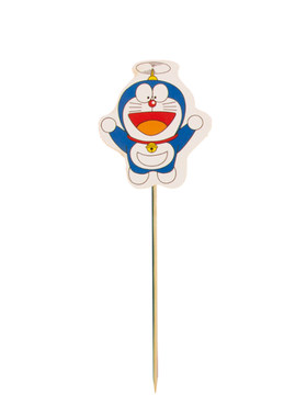 哆啦a梦甜品台装饰插推推乐贴纸