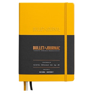 德国LEUCHTTURM1917灯塔子弹笔记Bullet Journal手账本加厚硬皮绑带效率记录日记本A5无酸纸120G