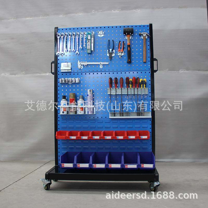 滕州艾德尔物料盒推车 可移动物料架 双面物料架 双面固定物料架,商业/办公家具,物料架,淘宝优惠券,粉丝福利购,淘宝优惠卷