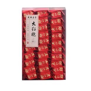 武夷山大红袍正宗岩韵一级浓香型乌龙茶独立小包装口粮茶花香玻璃