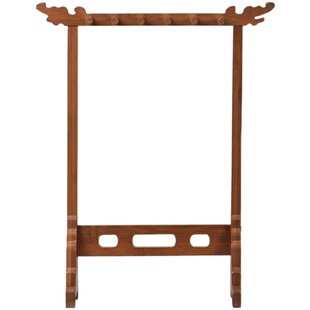 复古简约现代楠竹毛笔挂笔架学生用文房四宝摆件创意笔搁书法用品