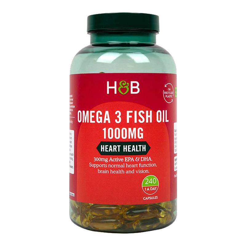 英国HB荷柏瑞中老年深海鱼油