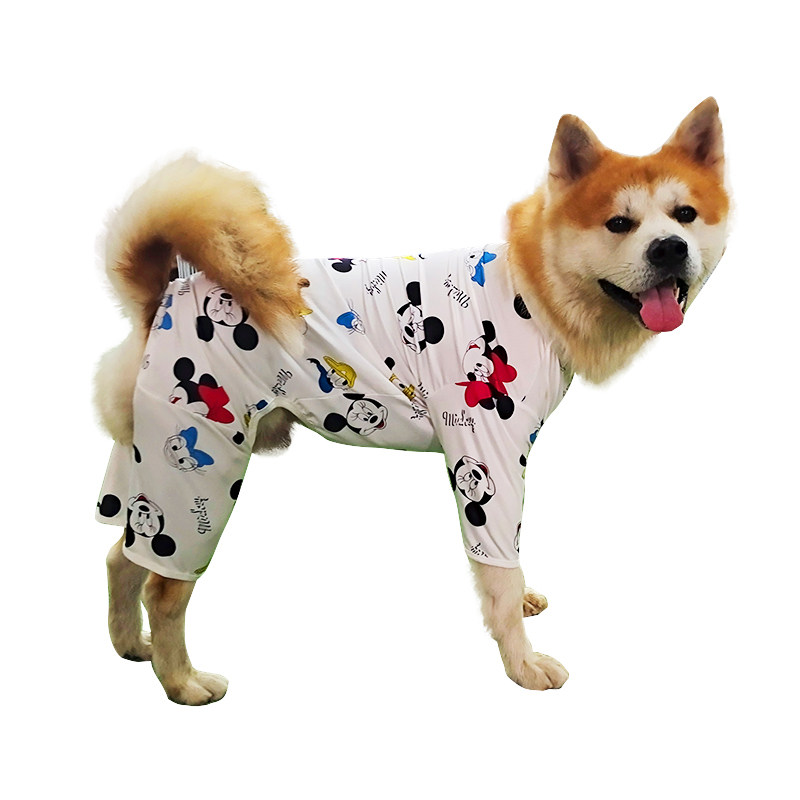 宠物狗防晒四脚衣中大型犬夏季护肘关节服金毛柴犬秋田狗衣服包邮