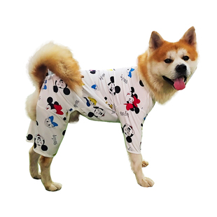宠物狗防晒四脚衣中大型犬夏季护肘关节服金毛柴犬秋田狗衣服包邮