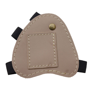 弹弓手套射箭护手 虎口保护套头层牛皮射击专用防打防刮手面护具