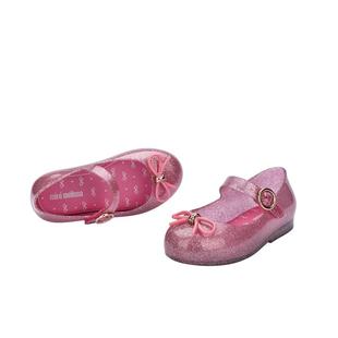 Melissa梅丽莎女童蝴蝶结玛丽珍洋气公主鞋小童新年红色单鞋32803