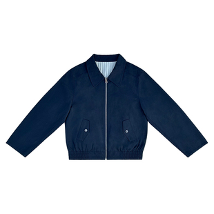 【风之旅】风衣女外套韩系连帽大衣长款小个子老干部正反两穿夹克