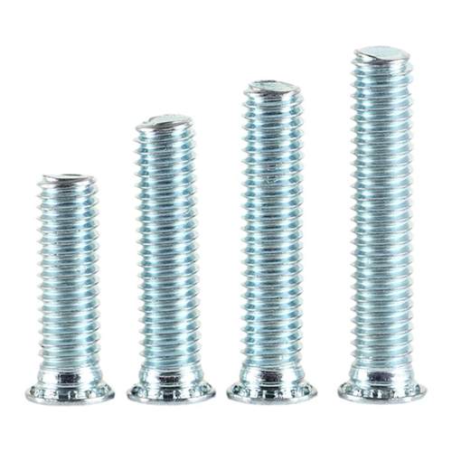 碳钢压铆螺钉压板螺丝FH镀蓝白锌 压铆螺柱连接件M2M3M4M5M6M8M10