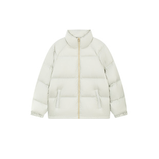 森马羽绒服男2025冬季新款男士防水立领加厚外套90001黑色衣服