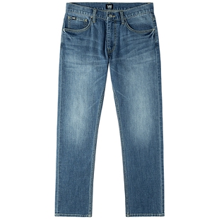 【张凌赫代言】Lee26春夏新品标准中腰726直筒牛仔裤复古中蓝色男