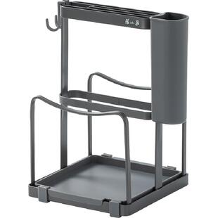 张小泉云影置物架刀架菜板放置架锅盖案板架一体厨房砧板收纳架子