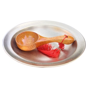 中式婚礼道具沃盥礼器传统洗手礼净手金盆明制汉婚礼仿铜盆舀水匜