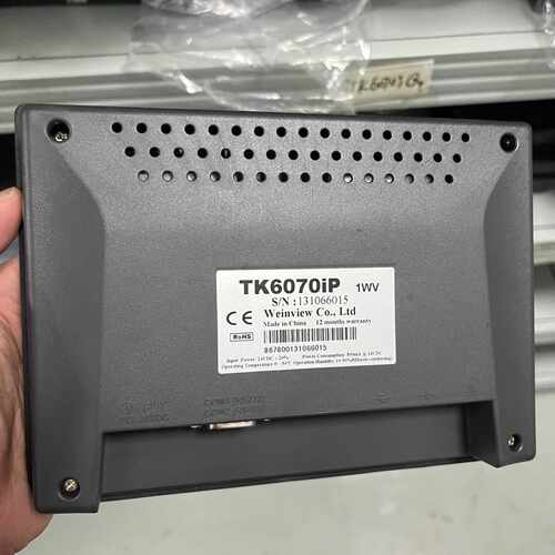 溢价-威纶通TK6070iP触摸屏，1WV型号，7寸工业级人机界面
