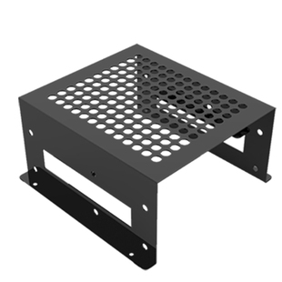 九号半3.5寸硬盘盒台式机两盘位家庭NAS机箱黑双盘位机械硬盘支架