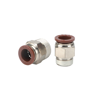 德力西PU气管快速接头气动软管直通快插PC6-01/8-02/10-03/12-04