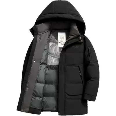 雪中飞极寒加厚冬季羽绒服中长款