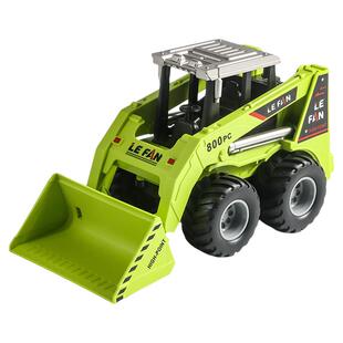 大号惯性铲土车玩具工程车装载机山猫铲车推土机模型男孩儿童礼物