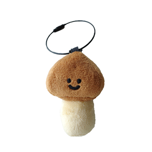 雨过山原创野味小菇毛绒挂件可爱蘑菇包挂件搞笑钥匙扣玩偶小公仔