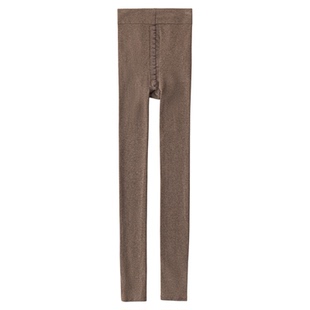 咖色羊毛混纺打底裤女秋冬季2025新款压力显瘦保暖不掉裆连裤袜