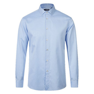 【舒适舒适】callisto卡利斯特秋季男士亲肤长袖上衣商务衬衫衬衣